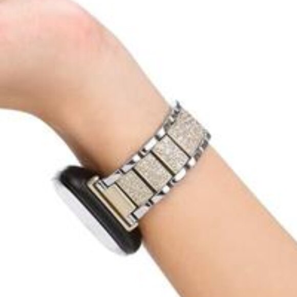 NEW Gold/Silver Rhinestone Aple Watch Band